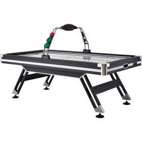 Air-Powered Hockey Table, 89" Indoor Hockey Table for Kids and Adults, LED Sports Hockey Game with 2 Pucks, 2 Pushers, and Electronic Score Syste